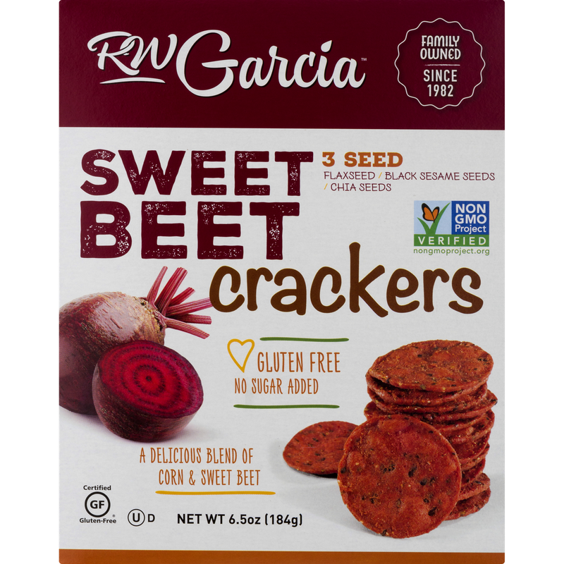 RW Garcia Crackers 3 Seed Sweet Beet