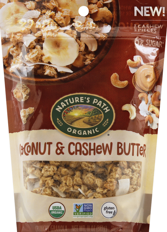 Nature's Path Crunchy, Coconut & Cashew Butter Granola