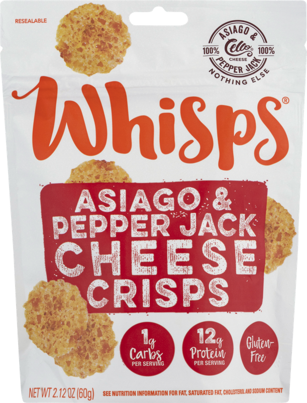 Whisps Asiago & Pepper Jack Cheese Crisps