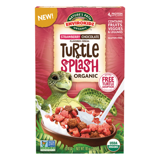 Nature's Path Organic Envirokidz Turtle Splash Organic Strawberry Chocolate Flavored Cereal