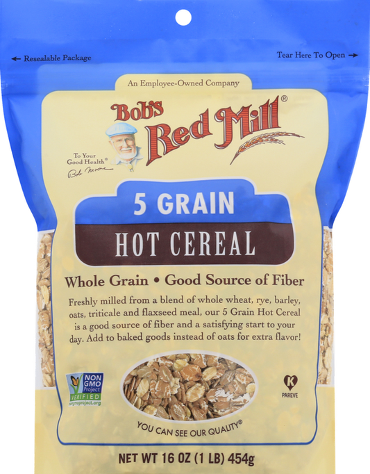 Bob's Red Mill Natural Foods, Inc. 5 GRAIN HOT CEREAL, 5 GRAIN