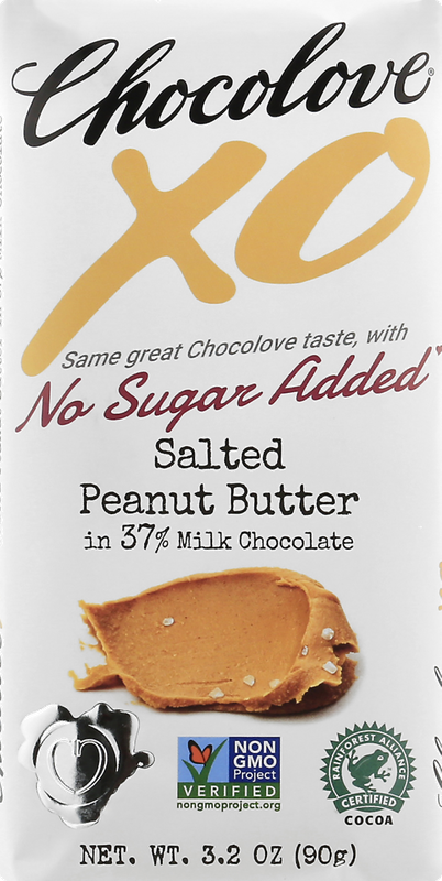 Chocolove® 40% Cocoa Milk Chocolate Bar Xo Salted Peanut Butter