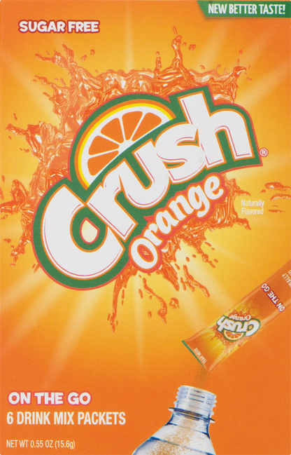 Crush Drink Mix, On the Go, Sugar Free,