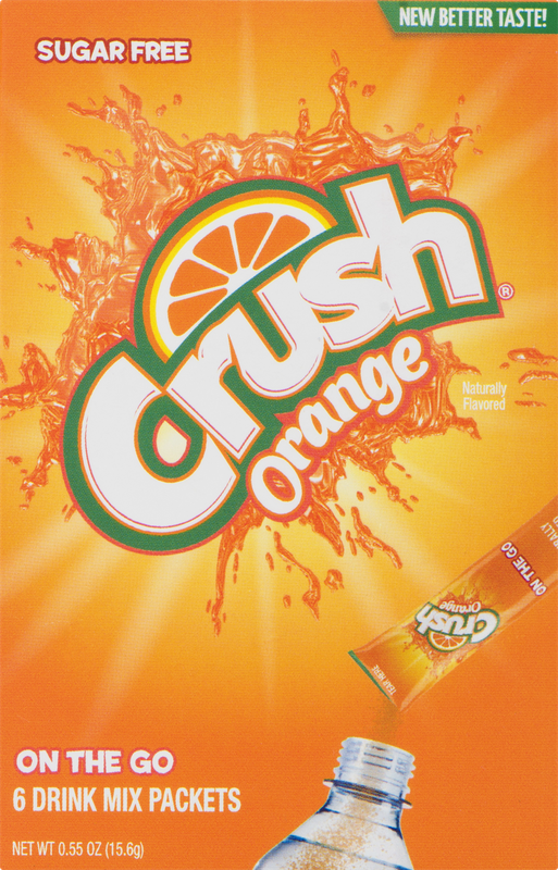 Crush Drink Mix, On the Go, Sugar Free,