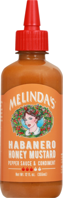 Melindas Habanero Honey Mustard Pepper Sauce & Condiment