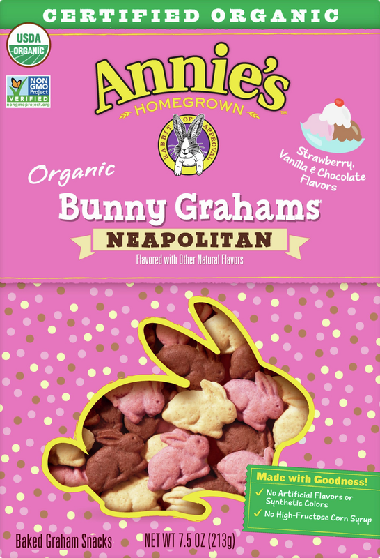 Annie's Organic Neapolitan Bunny Grahams