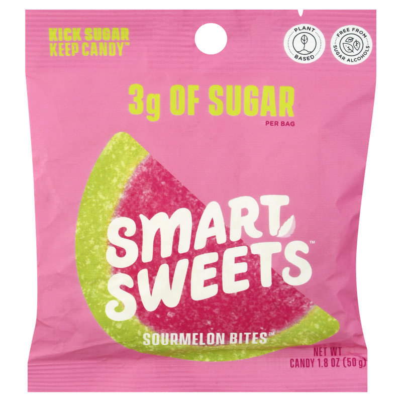 Smartsweets Naturally Sweetened Candy Sourmelon Bites