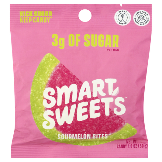 Smartsweets Naturally Sweetened Candy Sourmelon Bites