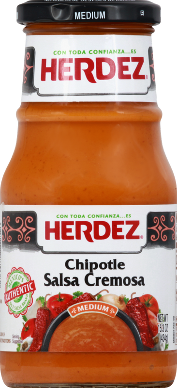 Herdez Medium Chipotle Salsa Cremosa