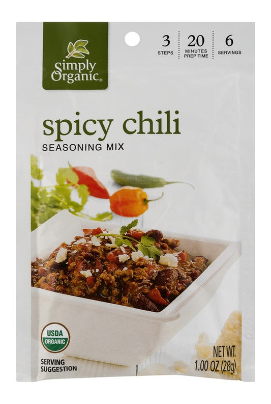 Simply Organic Seasoning Mix Spicy Chili