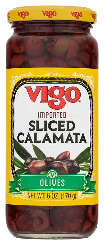 Vigo Olives, Sliced Calamata