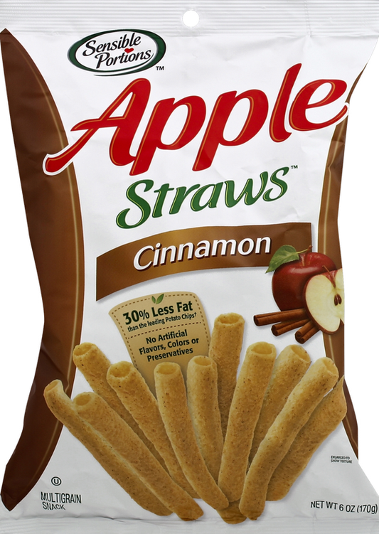 Sensible Portions Cinnamon Apple Straws