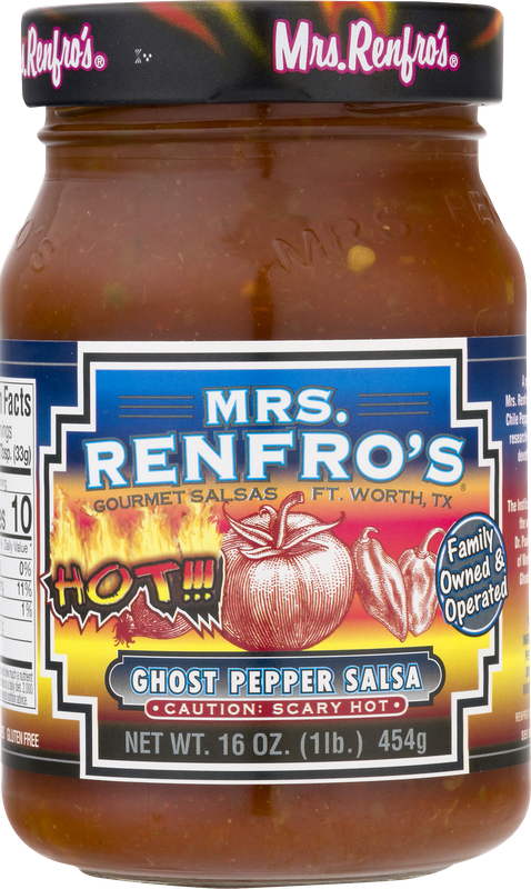 Mrs. Renfro's Gourmet Salsas Ghost Pepper Salsa Caution: Scary Hot