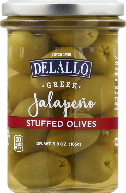 Delallo Jalapeno Stuffed Olives