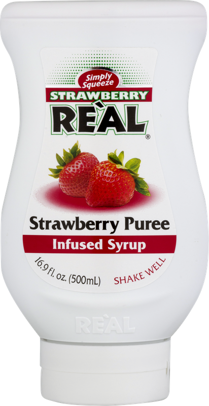 Simply Squeeze Real Infused Syrup Strawberry Puree