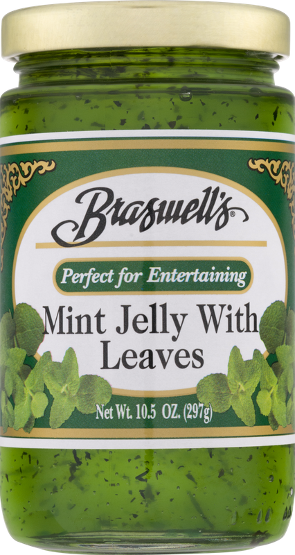 Braswell's Mint Jelly with Leaves
