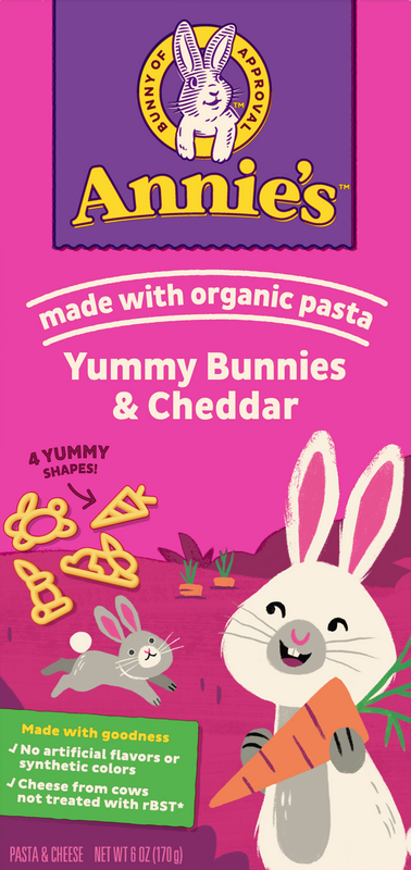 Annie's Yummy Bunnies & Cheddar Pasta & Cheese