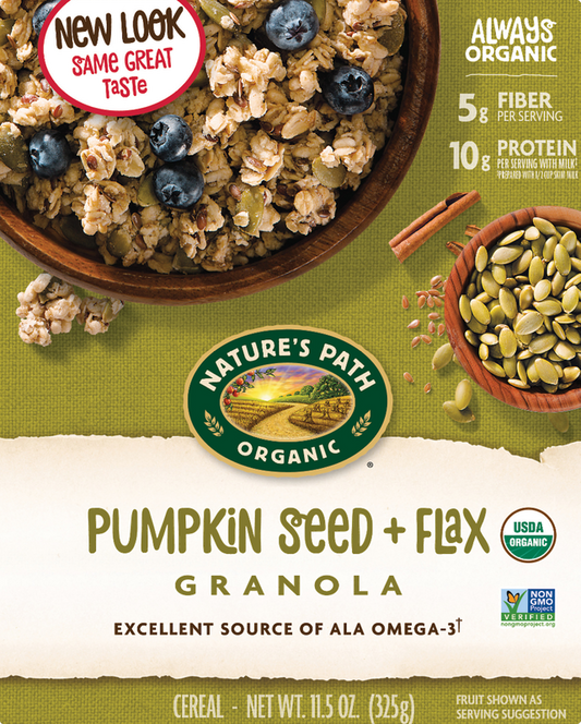 Natures Path Organic Pumpkin Seed + Flax Granola Cereal