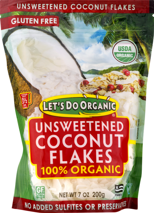 Edward & Sons Trading Co., Inc 100% ORGANIC UNSWEETENED COCONUT FLAKES, UNSWEETENED