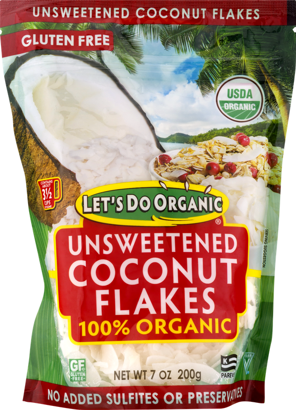 Edward & Sons Trading Co., Inc 100% ORGANIC UNSWEETENED COCONUT FLAKES, UNSWEETENED