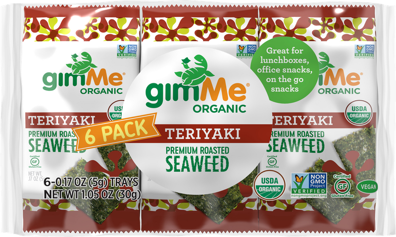 gimMe Organic Premium Roasted Seaweed Teriyaki