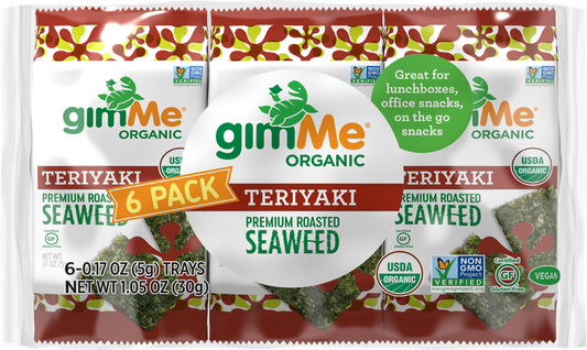 gimMe Organic Premium Roasted Seaweed Teriyaki