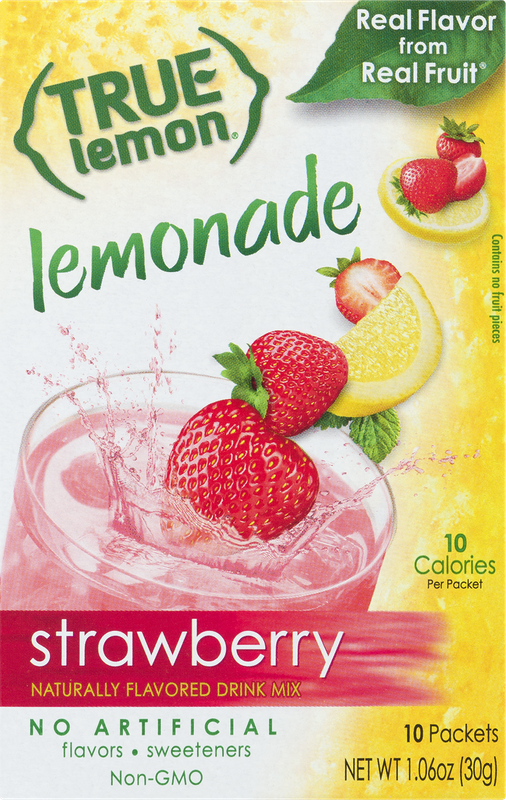 True Lemon Lemonade Drink Mix Strawberry