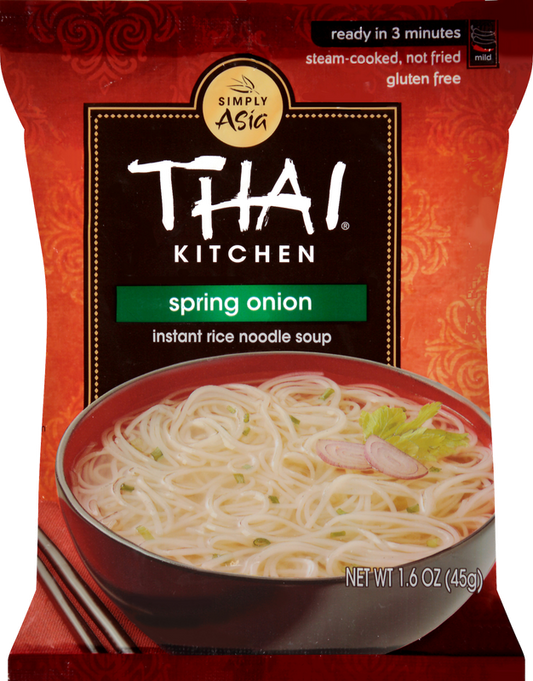 Thai Kitchen Instant Rice Spring Onion Noodle Soup | 12 Pack