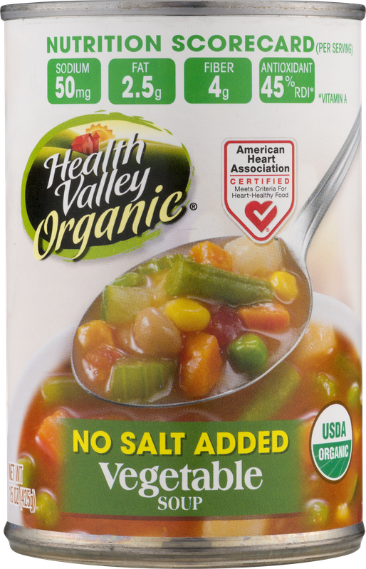 Health Valley Organic No Salt Added
