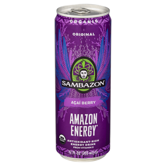 Sambazon Organic Original Amazon Energy Acai Berry Energy Drink