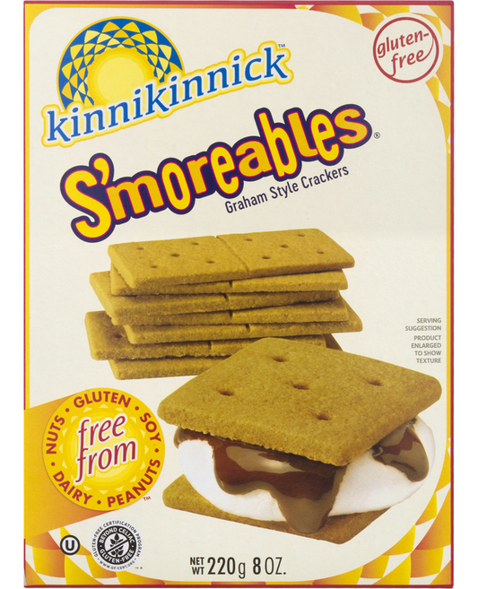 Kinnikinnick Crackers, S'moreables, Graham Style, Gluten Free