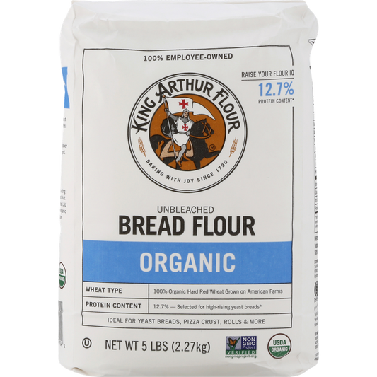 King Arthur Flour  Organic Unbleached Bread Flour | Case of 6