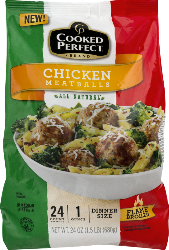 Cooked Perfect Meatballs Chicken