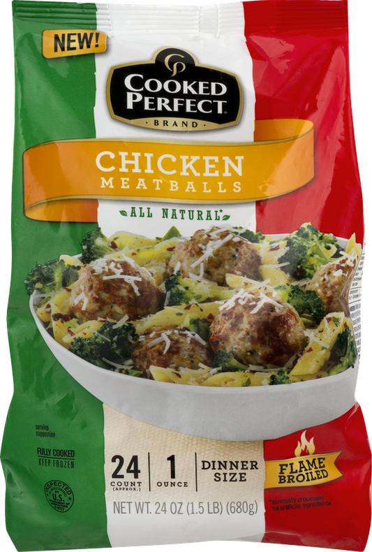 Cooked Perfect Meatballs Chicken