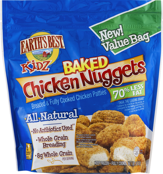 Earth's Best Kidz Baked Chicken Nuggets Value Bag