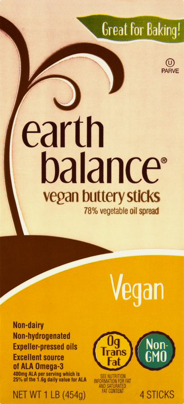 Earth Balance Buttery Sticks Vegan