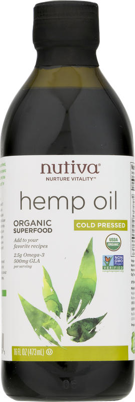 Nutiva Organic Cold Pressed Hemp Oil
