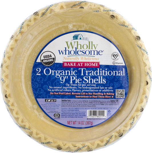 The Run-A-Ton Group 2 ORGANIC TRADITIONAL 9" PIE SHELLS