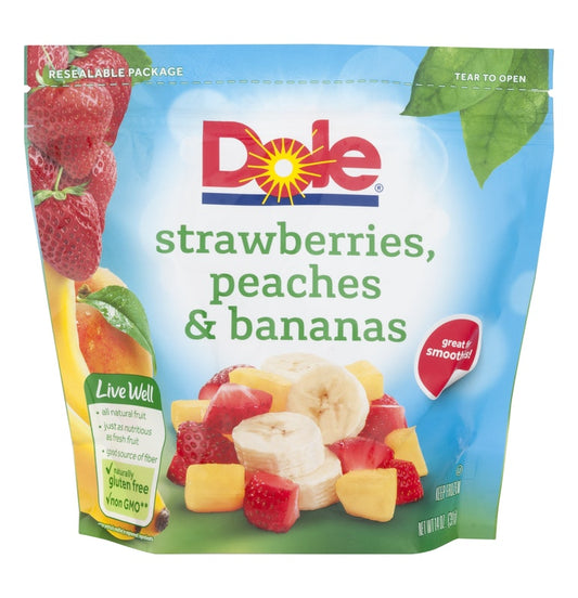Dole Strawberries, Peaches & Bananas