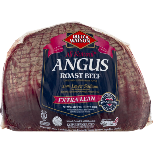 Dietz & Watson Angus Roast Beef Extra Lean