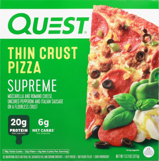 Quest Thin Crust Supreme Pizza