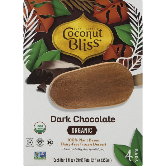 Coconut Bliss Frozen Dessert, Dark Chocolate, Dairy-Free, Organic