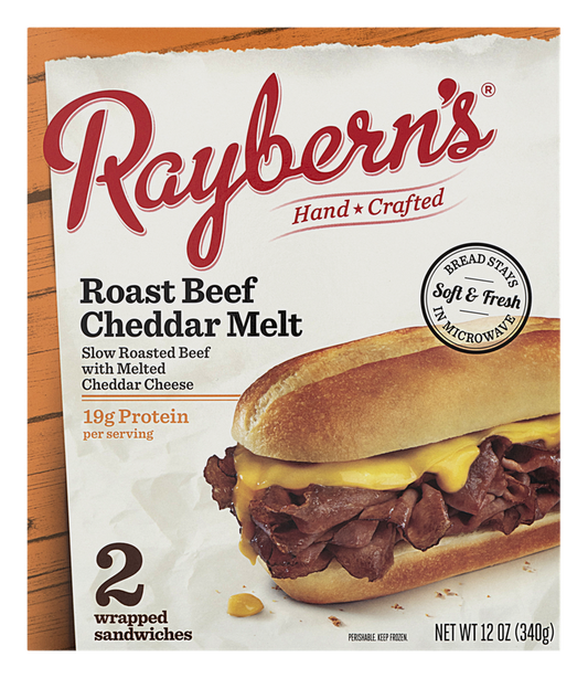 Raybern's Sandwiches Roast Beef Cheddar Melt
