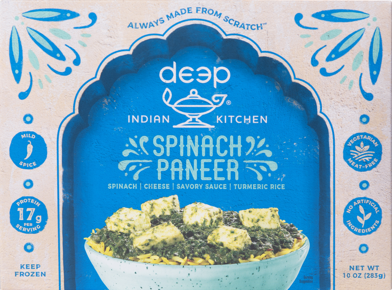Deep Indian Kitchen Mild Spice Spinach Paneer