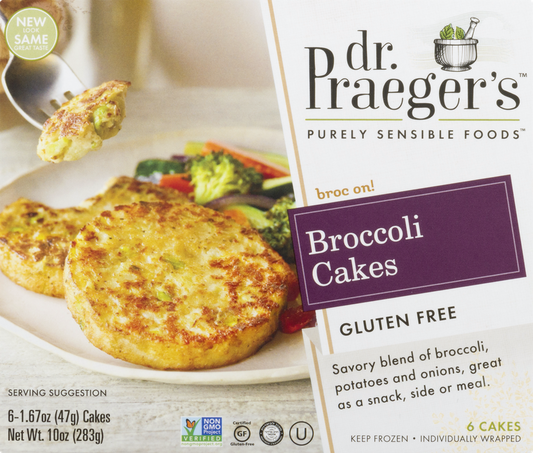 Dr. Praeger's Broccoli Cakes