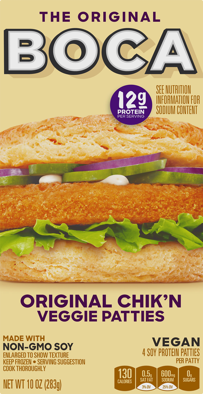 BOCA Non-GMO Soy Original Chik'n Veggie Patties