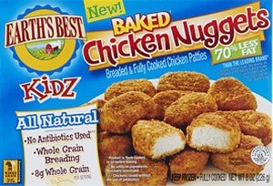 Earth's Best Kidz Baked Chicken Nuggets All Natural Frozen