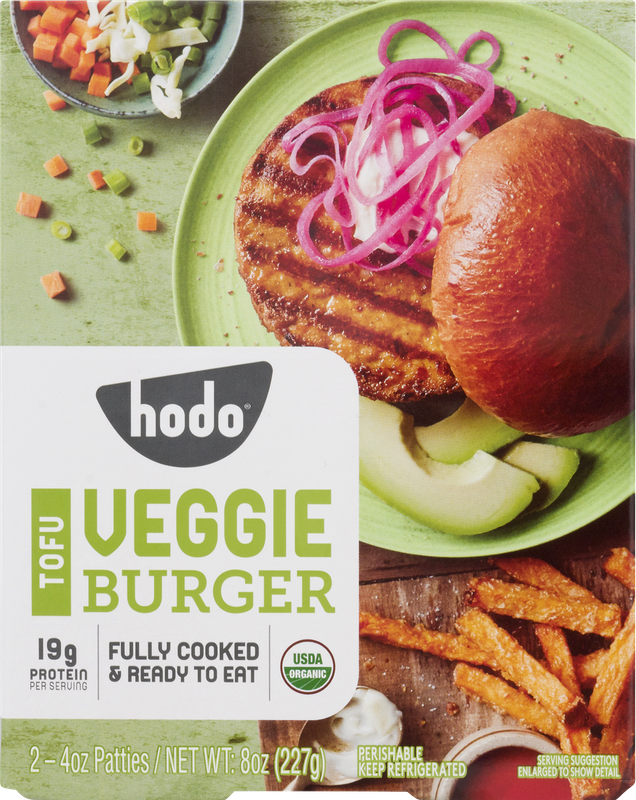 Hodo Patties, Tofu, Veggie Burger, Organic