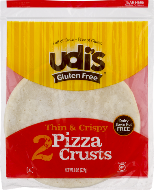 Udi's Gluten Free Pizza Crusts Thin & Crispy