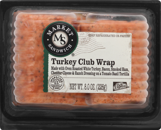 Market Sandwich Turkey Club Wrap